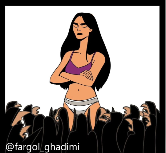 The stripped women and punishment; A look at the action of the stripped