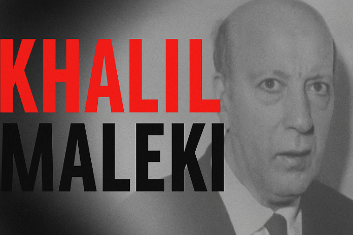 The Political Thought of Khalil Maleki